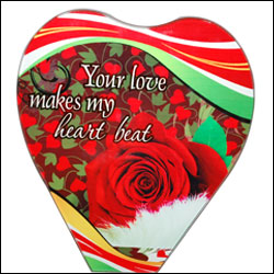 "Heart shape Message Stand - Click here to View more details about this Product